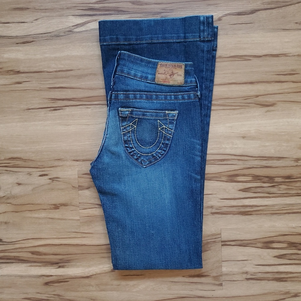 True Religion Candice Flare/Wide leg Sz 26